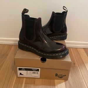 Dr Marten’s Cherry Red Arcadia Chelsea Boots - New in the Box!
